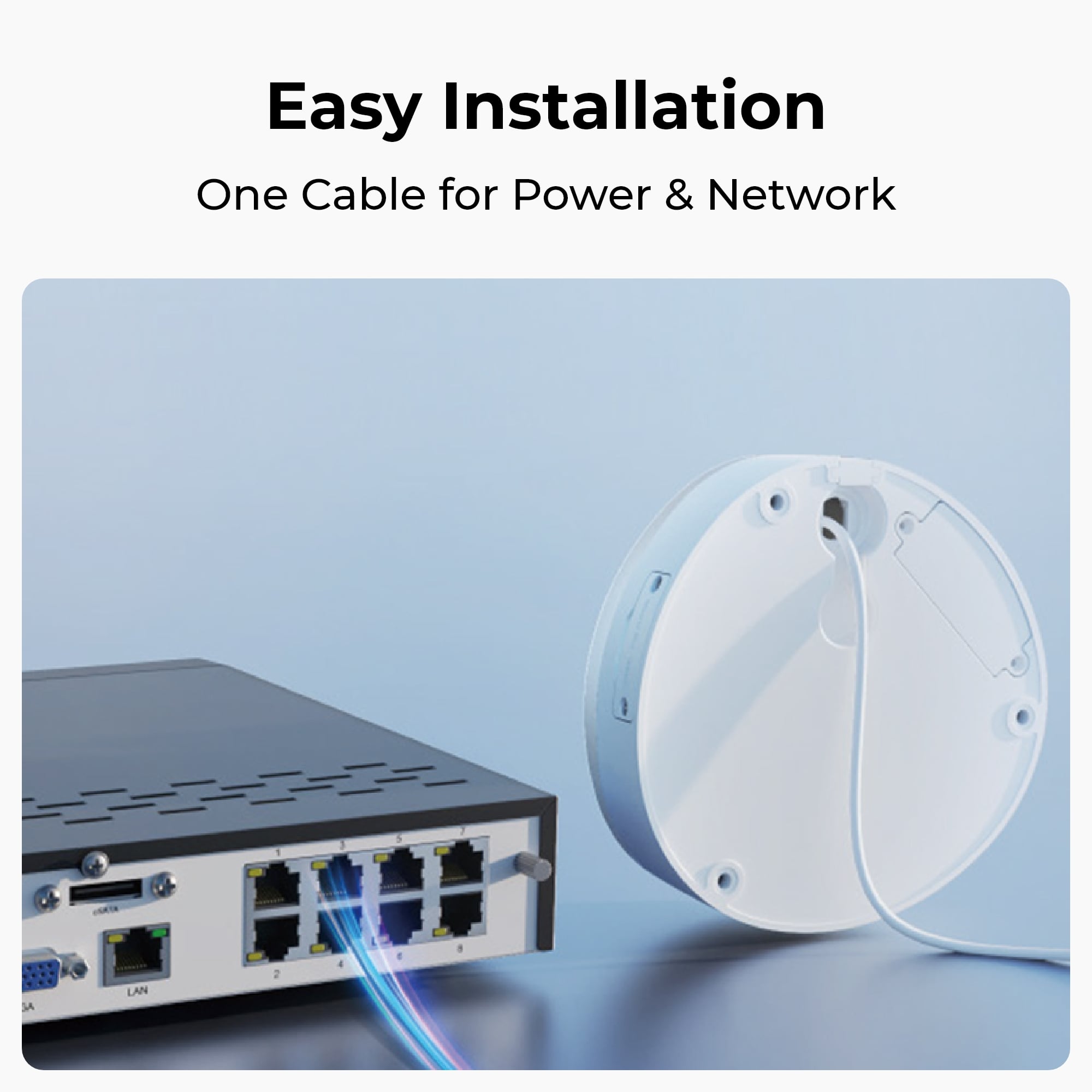 Telecamera di Sicurezza PoE 8MP 4K PTZ con Auto-Zoom Tracking 360° IP66, Serie P850 - Reolink ICR-P850