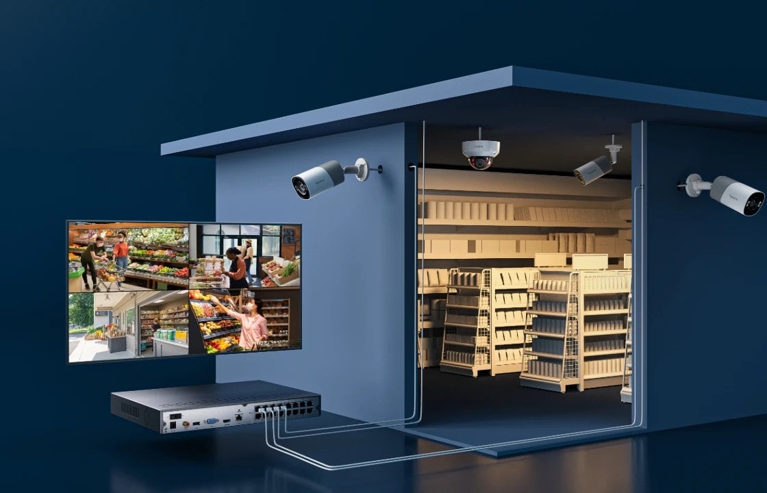 Telecamera di Sicurezza Bullet 8MP Ultra HD 4K PoE IP67, PCB8MZ Serie Professionale - Reolink ICR-RP-PCB8MZ