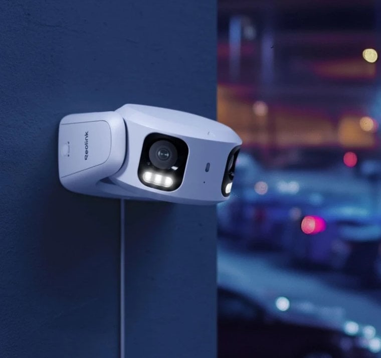 Telecamera Smart PoE 4K Doppio Obiettivo a 180° Visione Notturna a Colori, PCT8MD - Reolink ICR-RP-PCT8MD