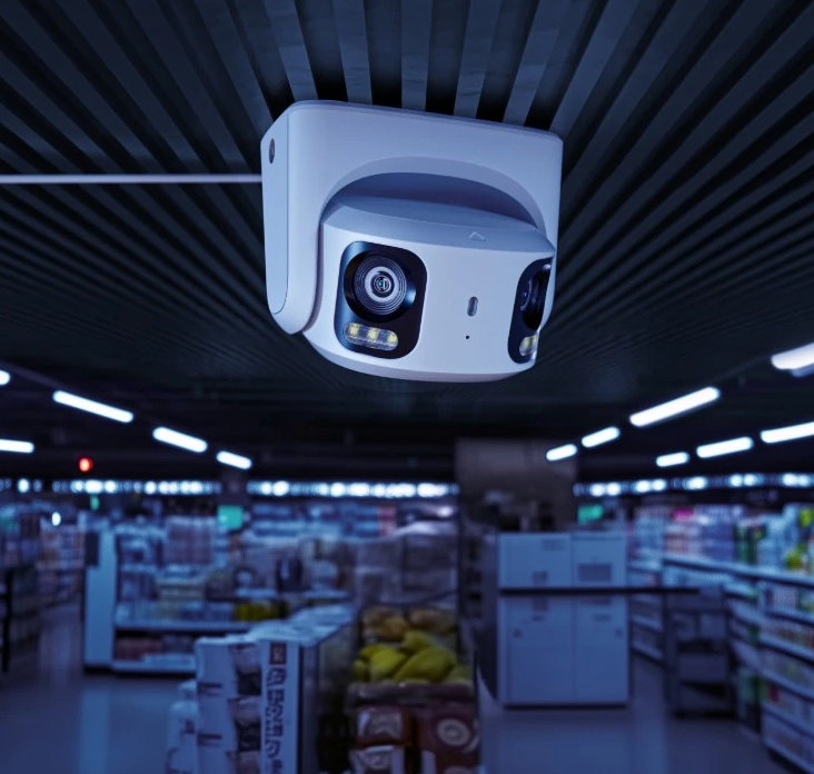 Telecamera Smart PoE 4K Doppio Obiettivo a 180° Visione Notturna a Colori, PCT8MD - Reolink ICR-RP-PCT8MD