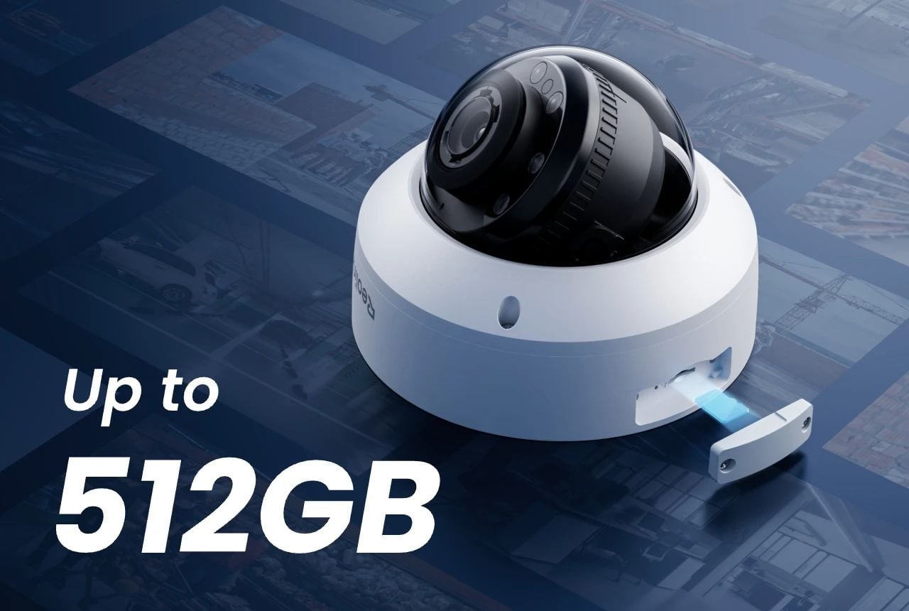 Telecamera Dome PoE Antivandalo IK10 4K con Zoom Ottico 5X, RP-PCV8MZ - Reolink ICR-RP-PCV8MZ