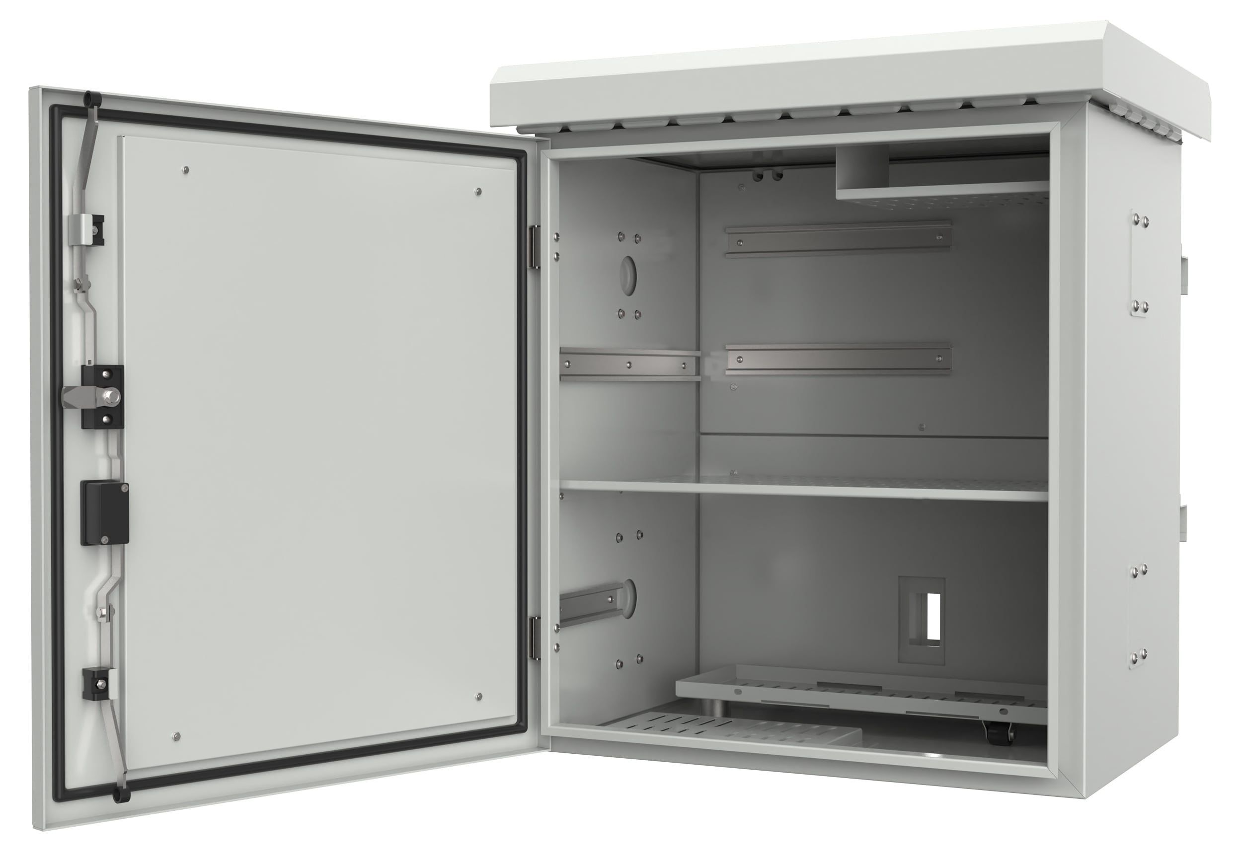 Armadio Rack 19'' Fissaggio a Palo P 425 mm IP66 Maxi - Techly Professional ICRCAM66-MAXI
