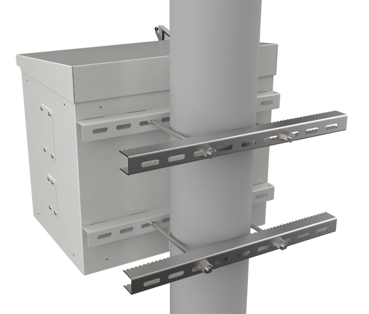Armadio Rack 19'' Fissaggio a Palo P 425 mm IP66 Maxi - Techly Professional ICRCAM66-MAXI