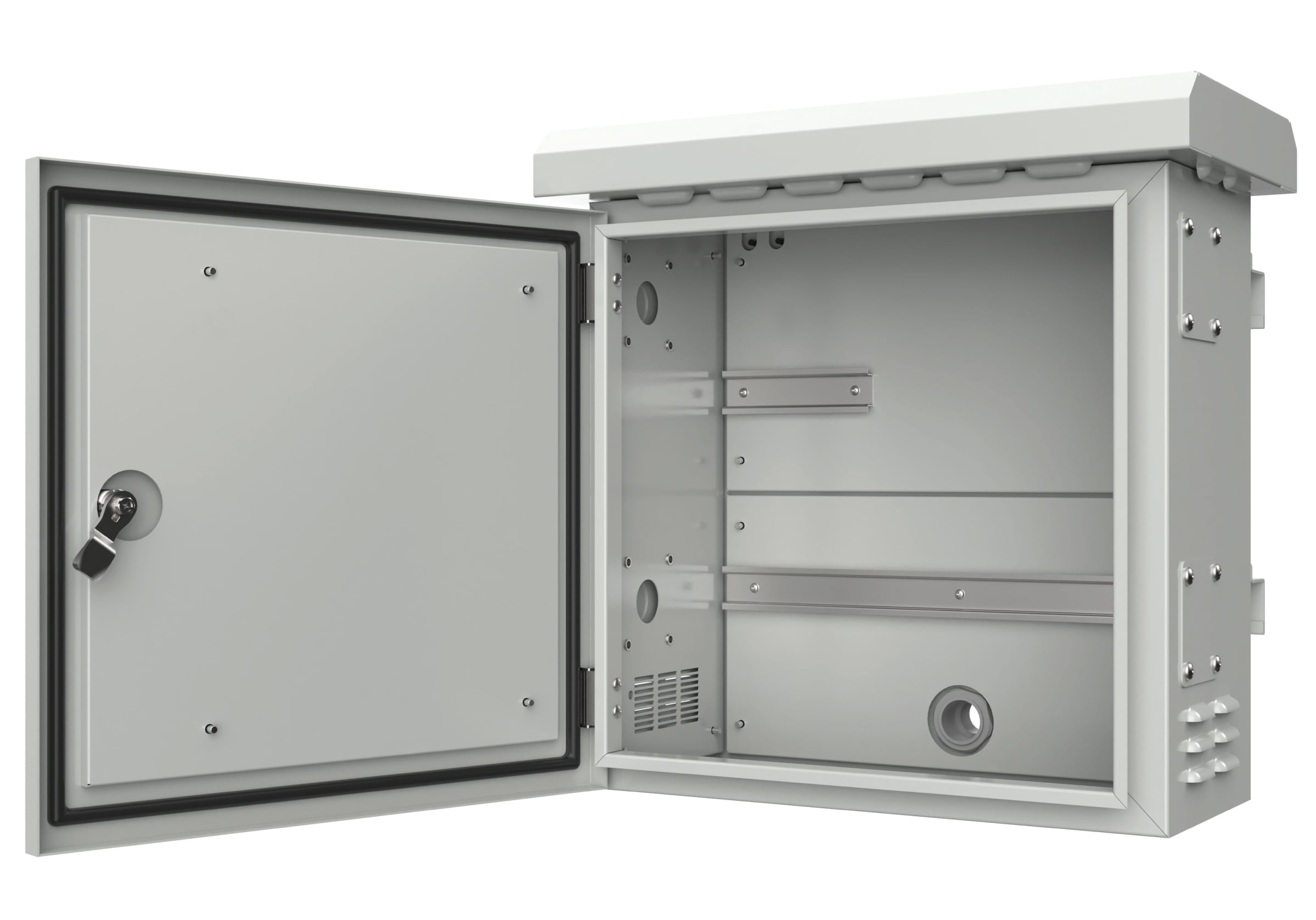 Armadio Rack 19'' Fissaggio a Palo P 250 mm IP66 Mini - Techly Professional ICRCAM66-MINI