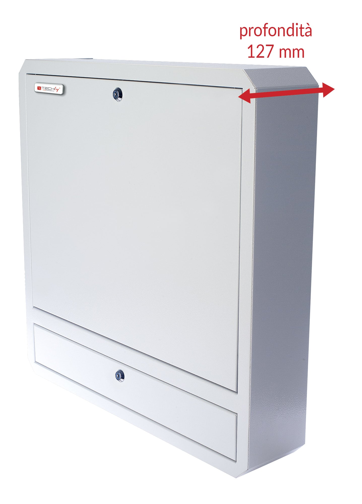 Box di Sicurezza per Notebook e Accessori per LIM Prof. 127 Bianco - Techly Professional ICRLIM01W2