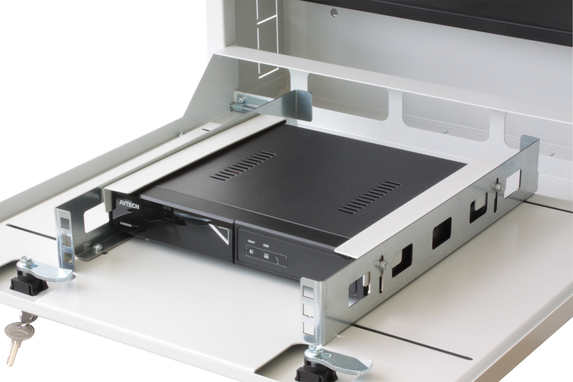 Box di Sicurezza da Parete per DVR e Sistemi di Videosorveglianza Grigio - Techly Professional ICRLIM08