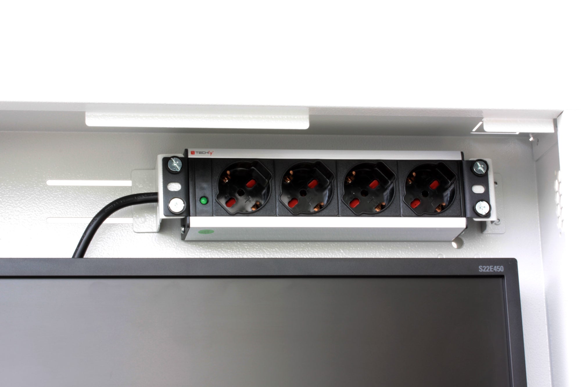 Box di Sicurezza da Parete per DVR e Sistemi di Videosorveglianza Grigio - Techly Professional ICRLIM08
