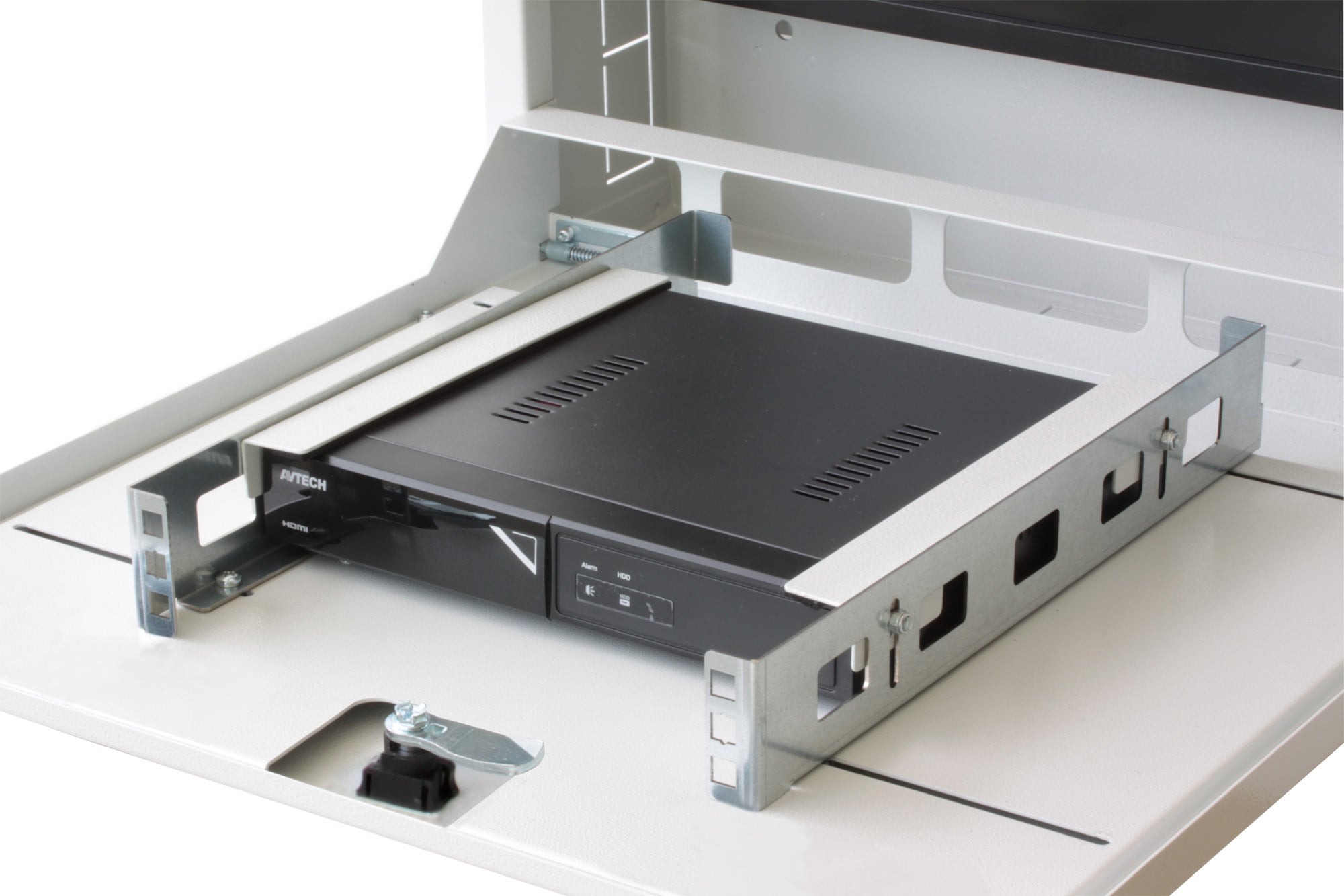 Box di sicurezza per DVR sistemi di videosorveglianza Bianco con Anti-intrusione - Techly Professional ICRLIM08AI2