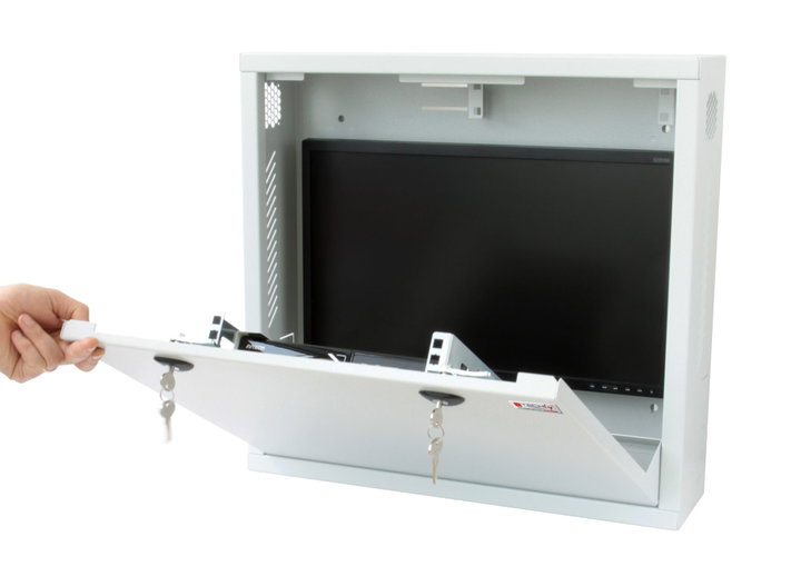 Security box for DVR and video surveillance White RAL 9016 - Techly Professional ICRLIM 08 W 2