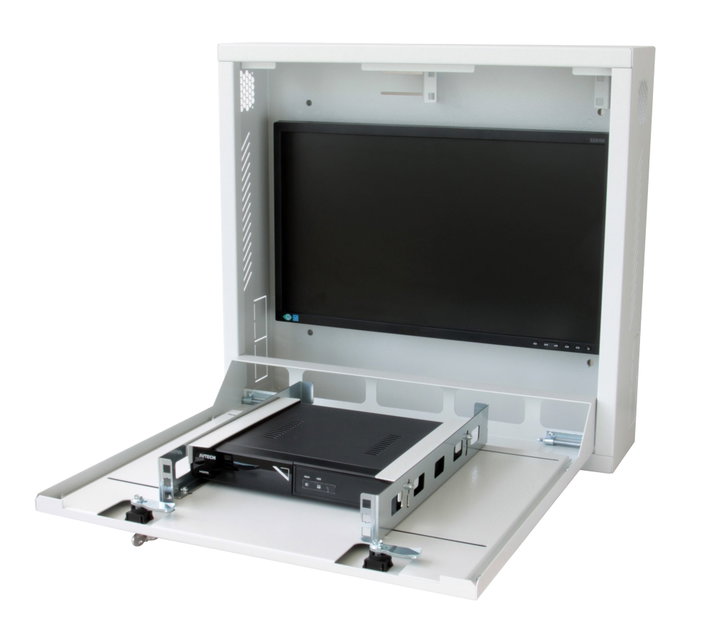 Security box for DVR and video surveillance White RAL 9016 - Techly Professional ICRLIM 08 W 2
