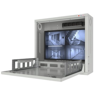 Box di Sicurezza per DVR e Videosorveglianza Bianco - Techly Professional ICRLIM08W2D