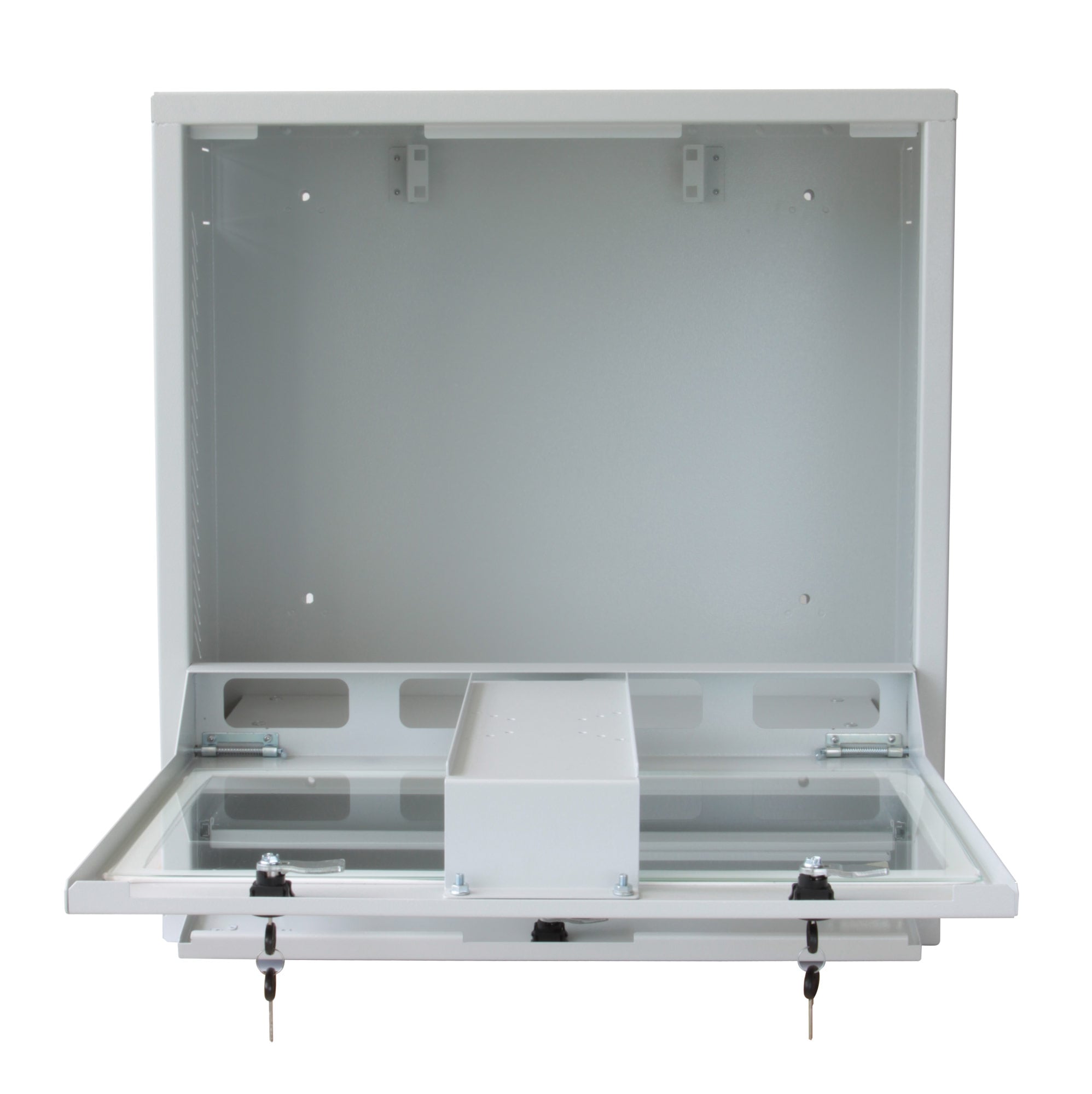 Armadio di sicurezza per PC, monitor LCD e tastiera Grigio - Techly Professional ICRLIM10
