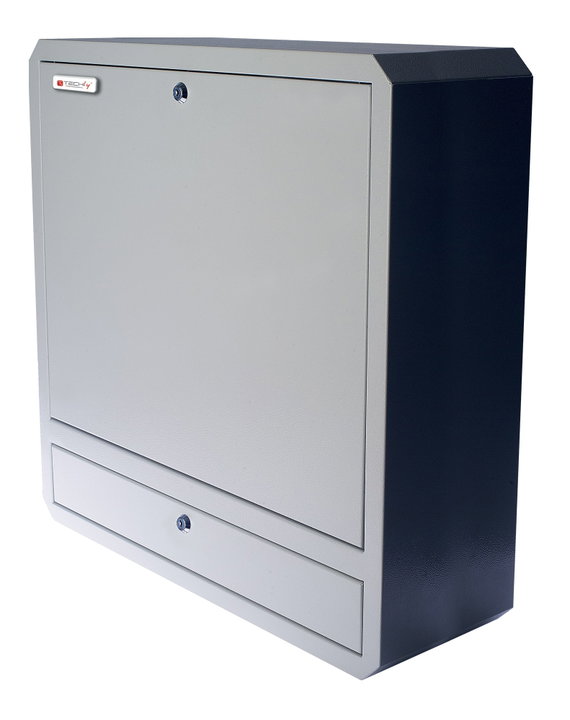 Box sicurezza parete per notebook 19" e accessori LIM grigio - Techly Professional ICRLIM11