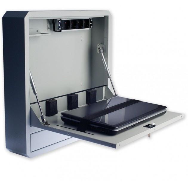 Box sicurezza parete per notebook 19" e accessori LIM grigio - Techly Professional ICRLIM11