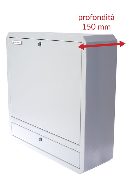 Box sicurezza parete per notebook 19" e accessori LIM bianco - Techly Professional ICRLIM11W2