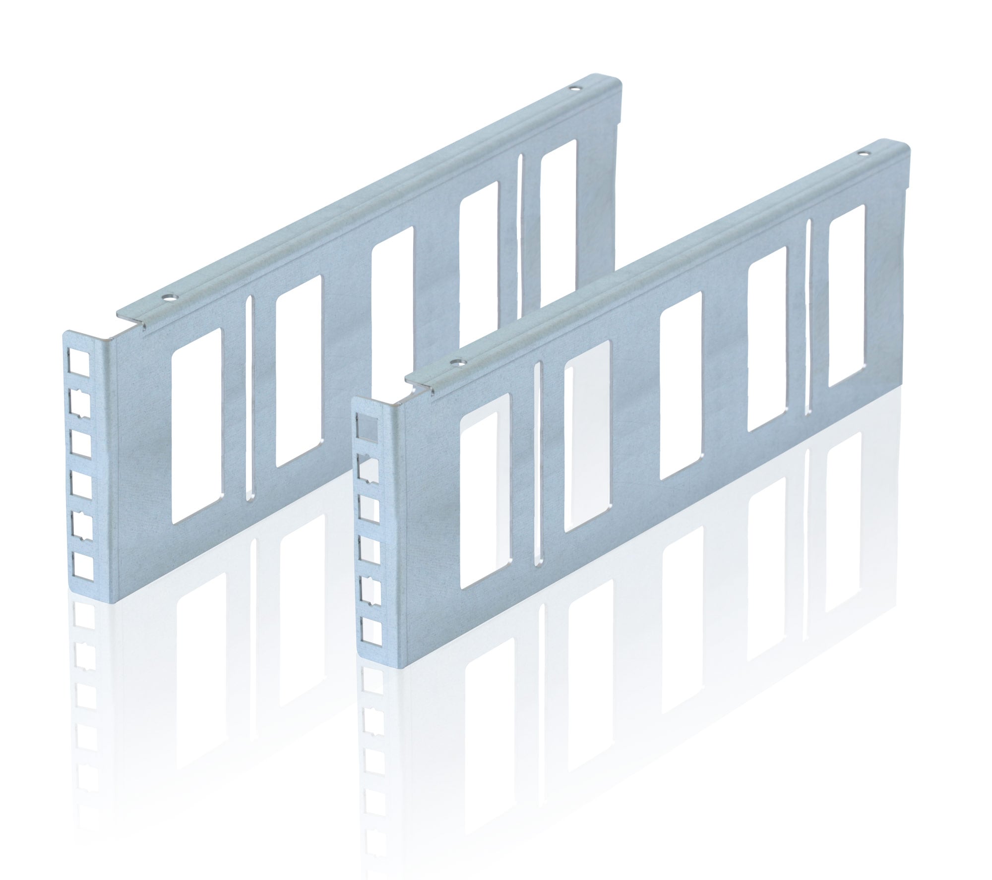 Coppia staffe opzionali 2U per ICRLIM08 - Techly Professional ICRLIMRAIL2