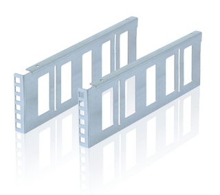 Pair of optional brackets 2 U for ICRLIM 08 - Techly Professional ICRLIMRAIL 2