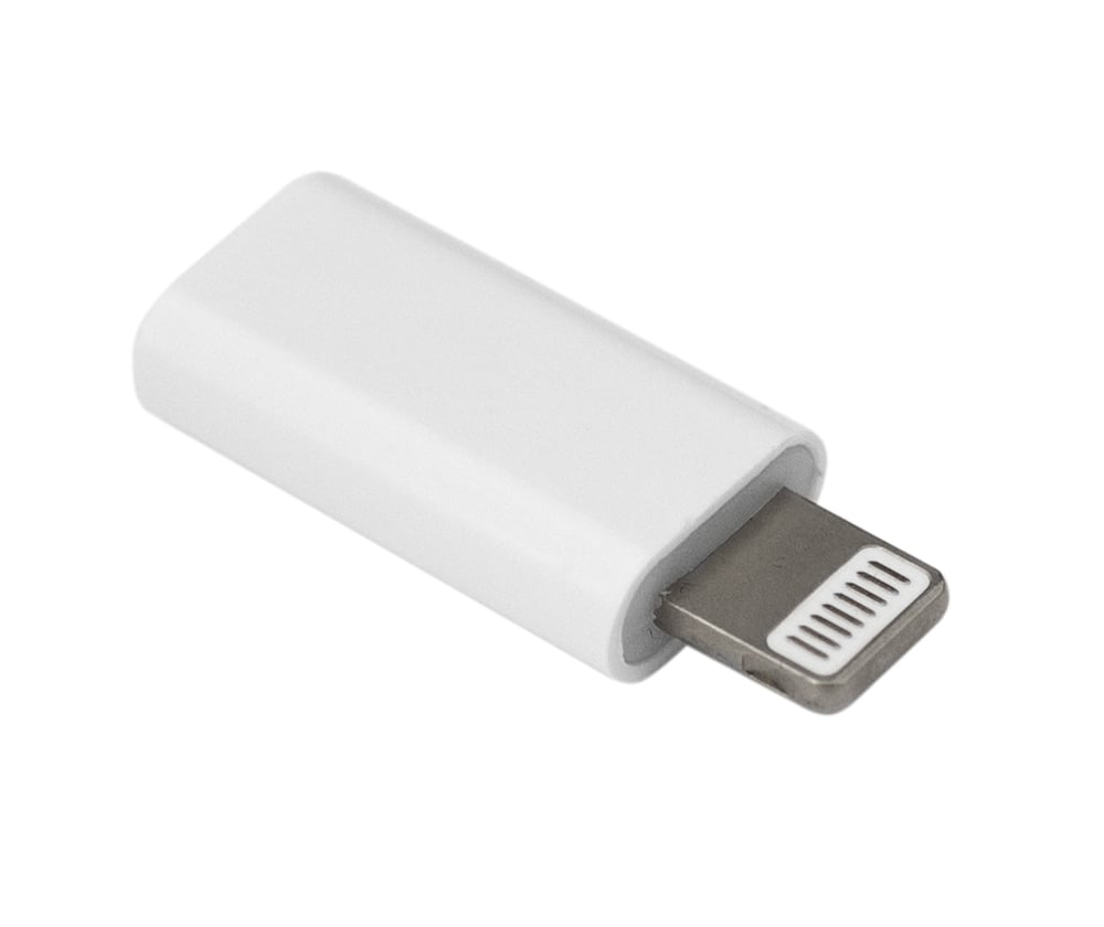 Mini Adattatore Ricarica Sincronizzazione USB-C™ a Lightning® Bianco - Sbox ICSB-ADIPH-C