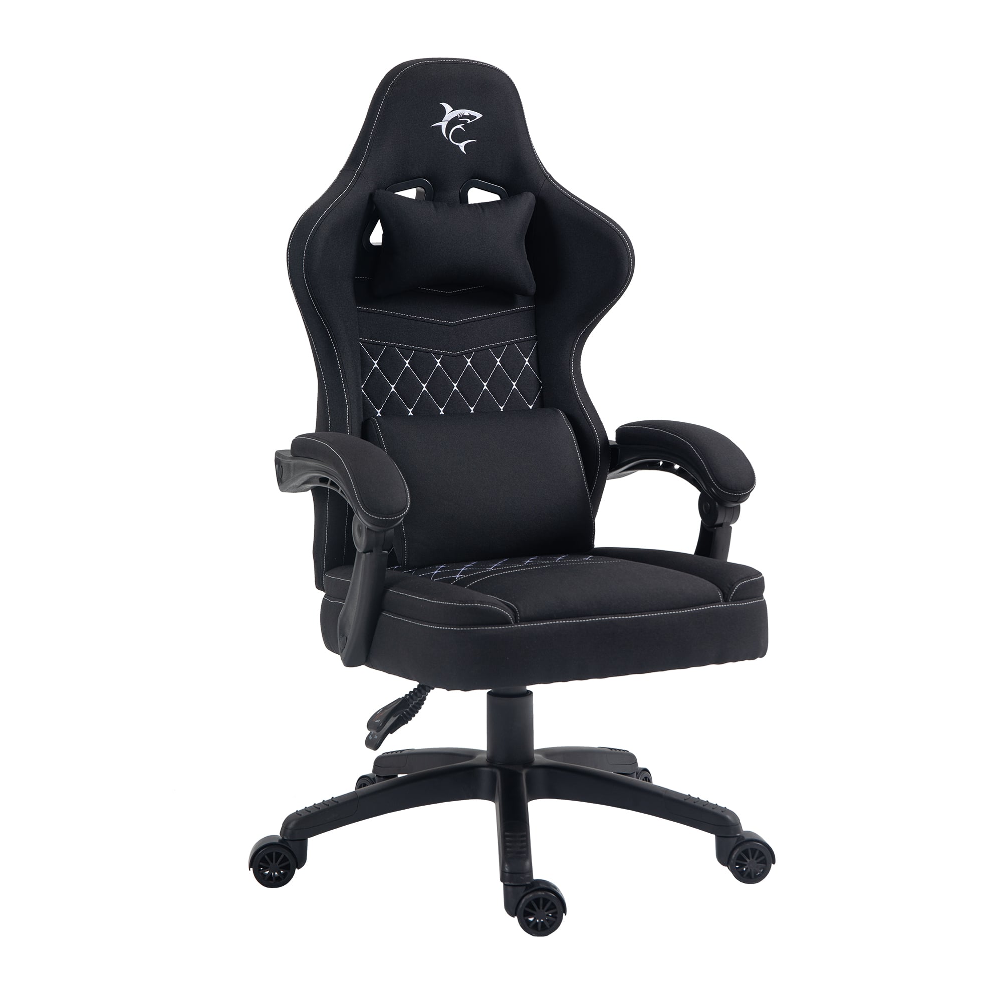 Black Adjustable Professional Game Chair - White Shark ICSB-AUSTINBK