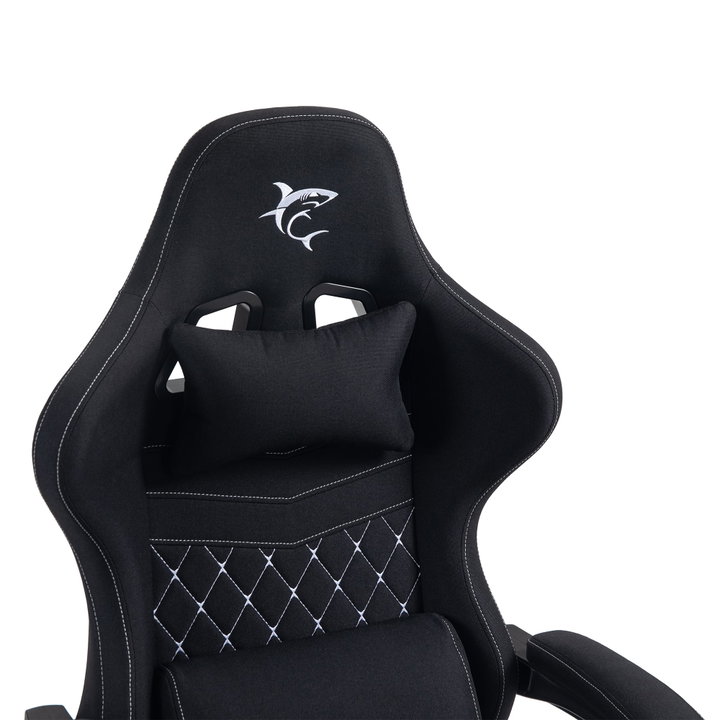 Sedia da Gioco Professionale Regolabile Nero - White Shark ICSB-AUSTINBK