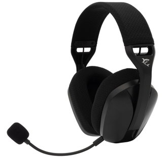 Wireless Stereo Gaming Headphone with Black Detachable Microphone - White Shark ICSB-BUTTERFLYBK