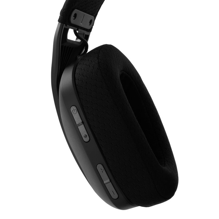 Cuffia Gaming Stereo Wireless con Microfono Staccabile Nero - White Shark ICSB-BUTTERFLYBK