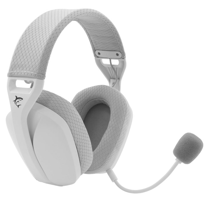 Cuffia Gaming Stereo Wireless con Microfono Staccabile Bianco - White Shark ICSB-BUTTERFLYWH