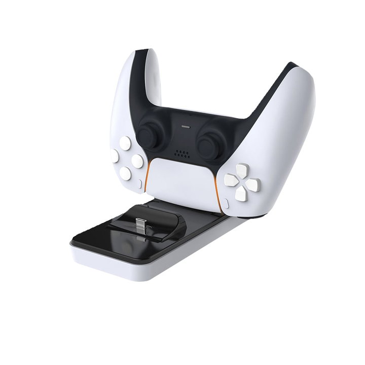 Docking Station Base Ricarica Doppio Controller PS5 USB-C Bianco/Nero - White Shark ICSB-CLINCH