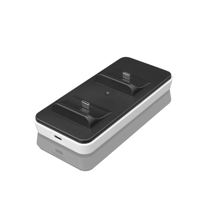 Docking Station Base Ricarica Doppio Controller PS5 USB-C Bianco/Nero - White Shark ICSB-CLINCH
