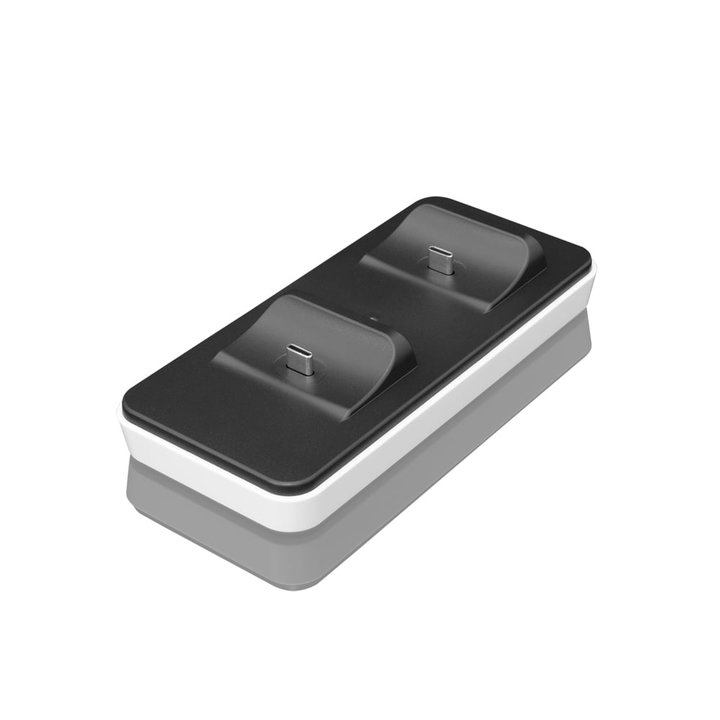Docking Station Base Ricarica Doppio Controller PS5 USB-C Bianco/Nero - White Shark ICSB-CLINCH