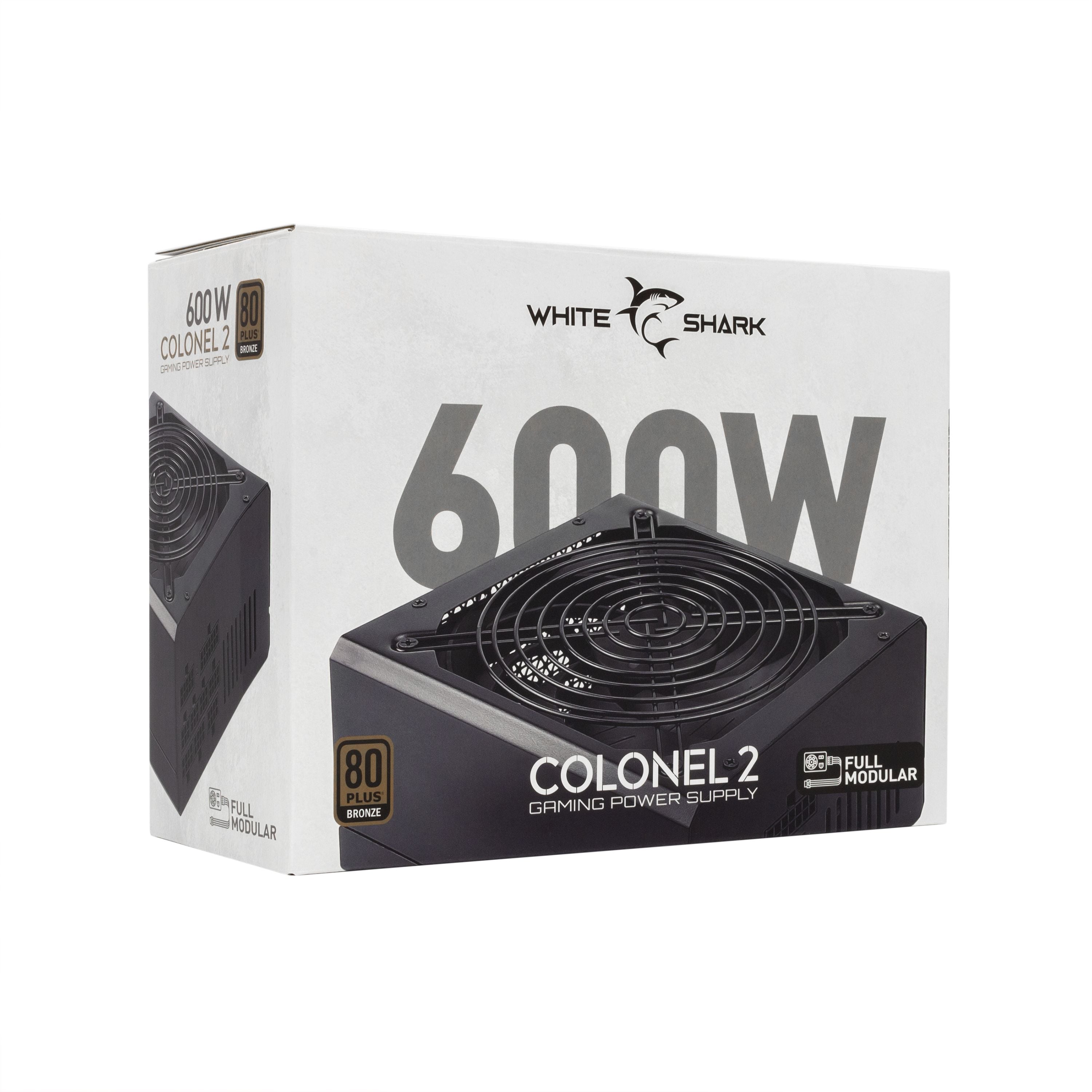 Alimentatore per PC ATX 600 Watt - White Shark ICSB-COLONEL2