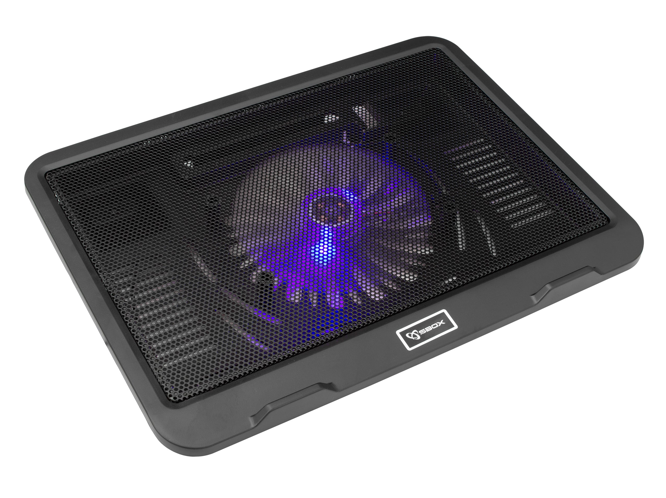 Dissipatore USB per Notebook con Illuminazione - Sbox ICSB-CP19