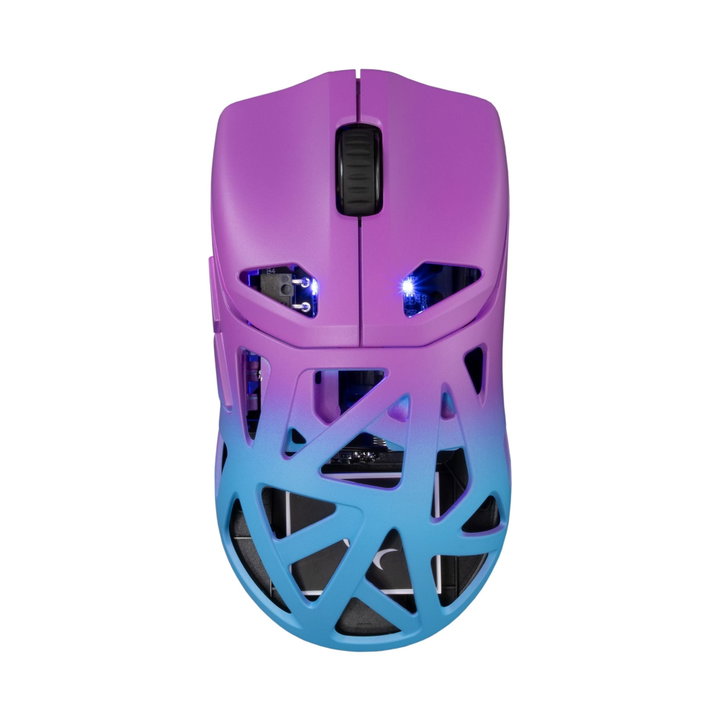 Mouse Ottico Wireless Gaming 24000 DPI Retroilluminazione LED Blu Viola - White Shark ICSB-DAGONETBLP