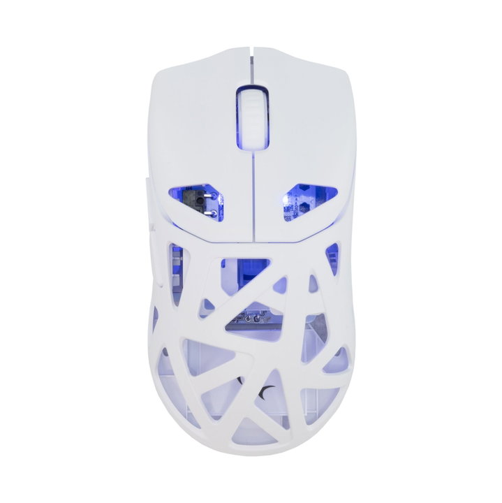Mouse Ottico Wireless Gaming 24000 DPI LED Bianco, DAGONET-W - White Shark ICSB-DAGONETWH