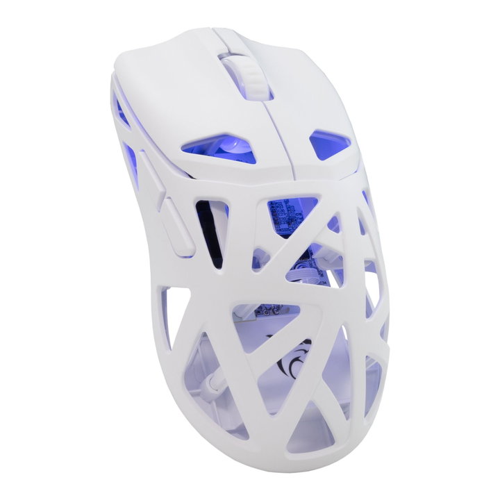 Mouse Ottico Wireless Gaming 24000 DPI LED Bianco, DAGONET-W - White Shark ICSB-DAGONETWH