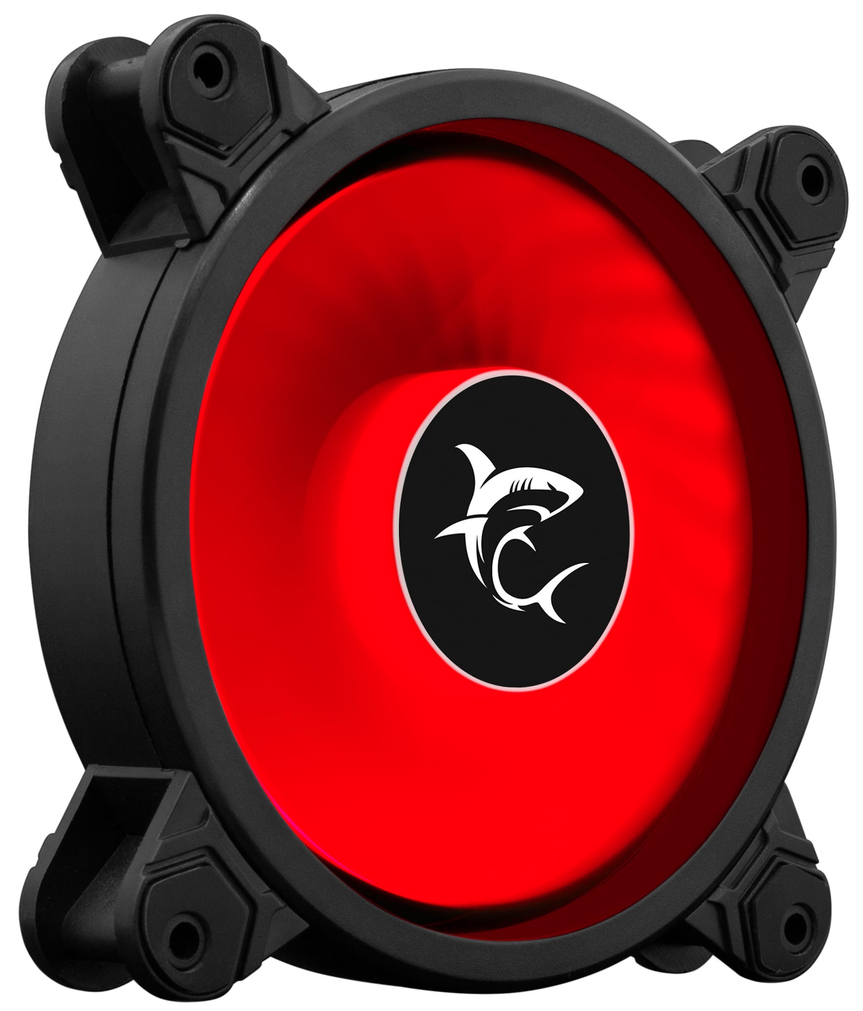 4 pin LED cooling fan Red 120 mm 25 dBA Fan PC Gaming - White Shark ICSB-DASH