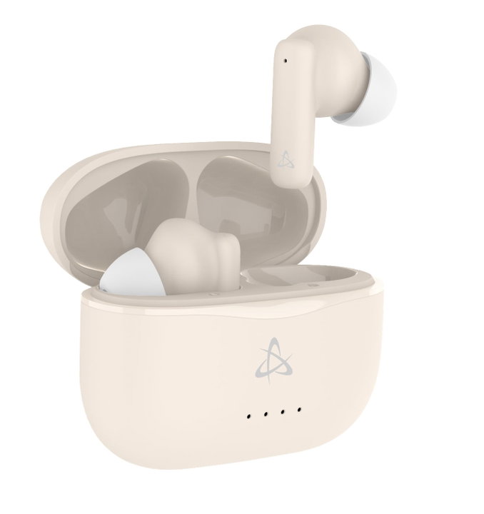 Bluetooth v 5.4 In-Ear headphones with Beige Recharge Case - ICSB-EBTWS 05 BE Sbox