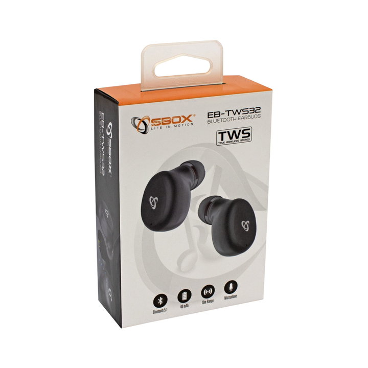 Bluetooth 5.1 In-ear headphones with Recharge Case - ICSB-EBTWS 32 Sbox