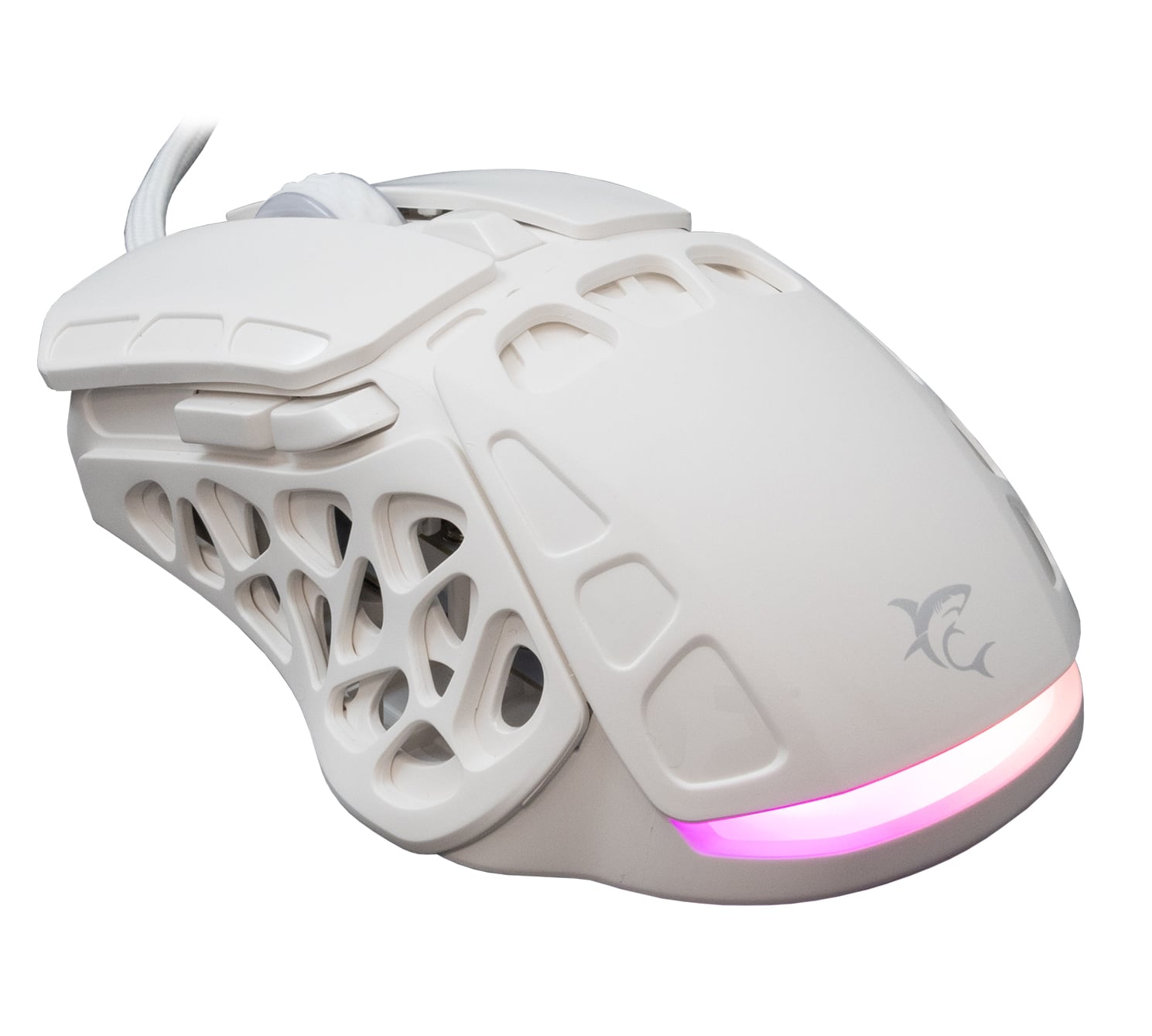 Optical Mouse USB Gaming 7200 Dpi LED Backlight RGB White, ECTOR - White Shark ICSB-ECTORWH