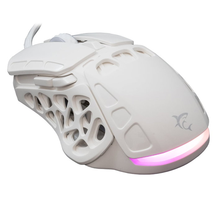 Mouse Ottico USB Gaming 7200 Dpi Retroilluminazione LED RGB Bianco, ECTOR - White Shark ICSB-ECTORWH