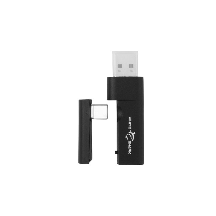 Cuffia Gaming Wireless BT con Microfono Nero FIRECREST - White Shark ICSB-FIRECRESTBK