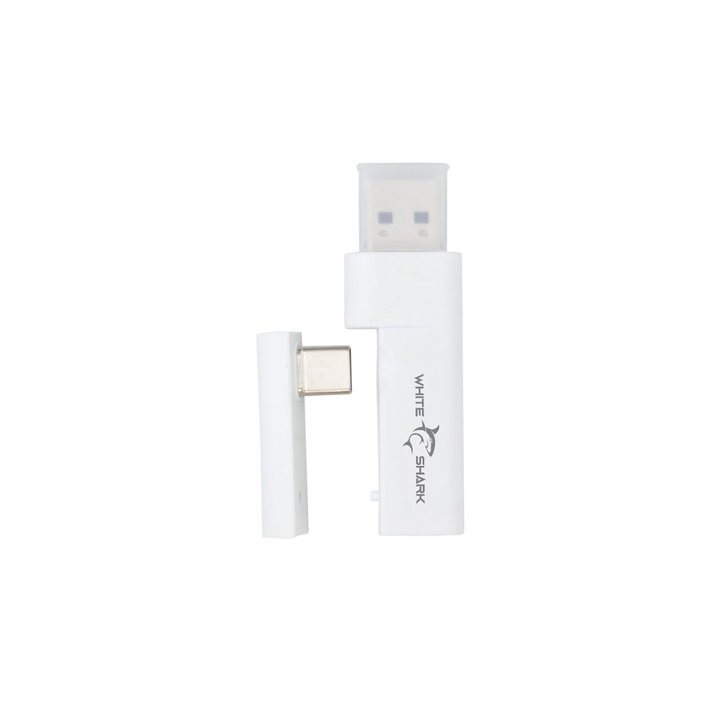 Cuffia Gaming Wireless BT con Microfono Bianco FIRECREST - White Shark ICSB-FIRECRESTWH