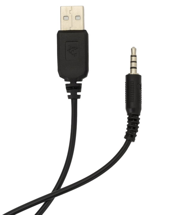 Cuffia Gaming Stereo Microfono RGB Nero - White Shark ICSB-FIREFLYB