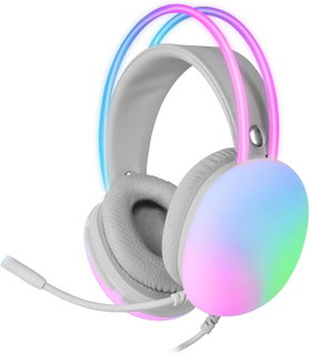 Gaming Stereo Headphone RGB White - White Shark ICSB-FIREFLYW
