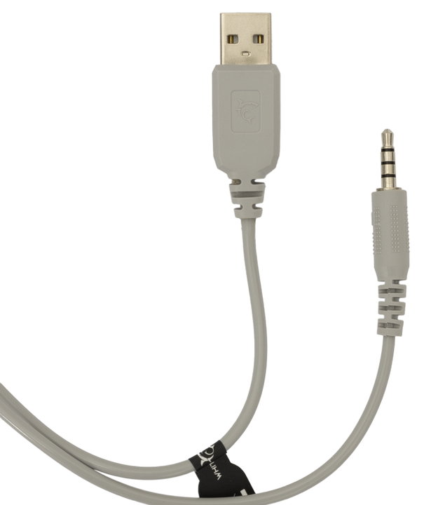 Cuffia Gaming Stereo Microfono RGB Bianco - White Shark ICSB-FIREFLYW
