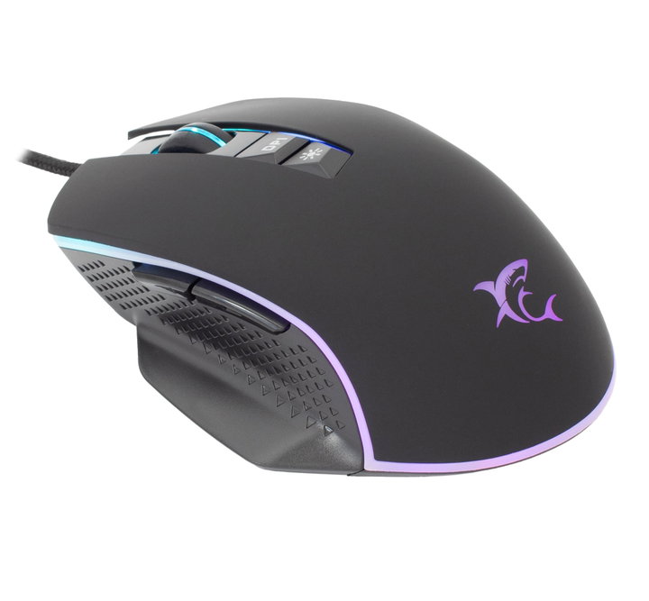 Mouse Ottico USB Gaming 6400 Dpi Retroilluminazione LED RGB Nero - White Shark ICSB-GARETHBK