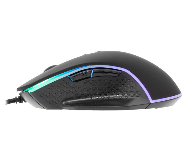 Mouse Ottico USB Gaming 6400 Dpi Retroilluminazione LED RGB Nero - White Shark ICSB-GARETHBK