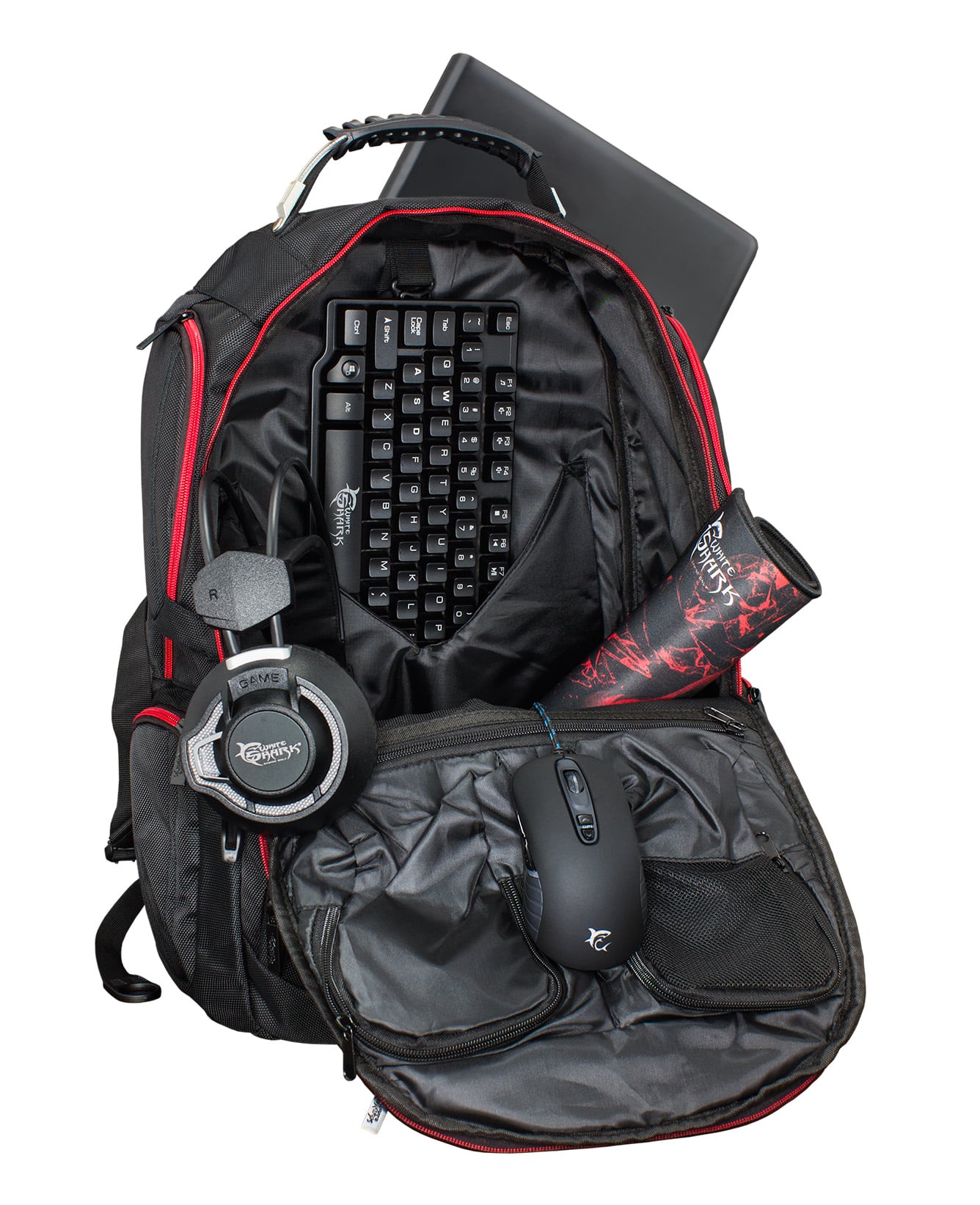 Backpack for notebook 17,3 " Black/Red - White Shark ICSB-GBP 002 DN