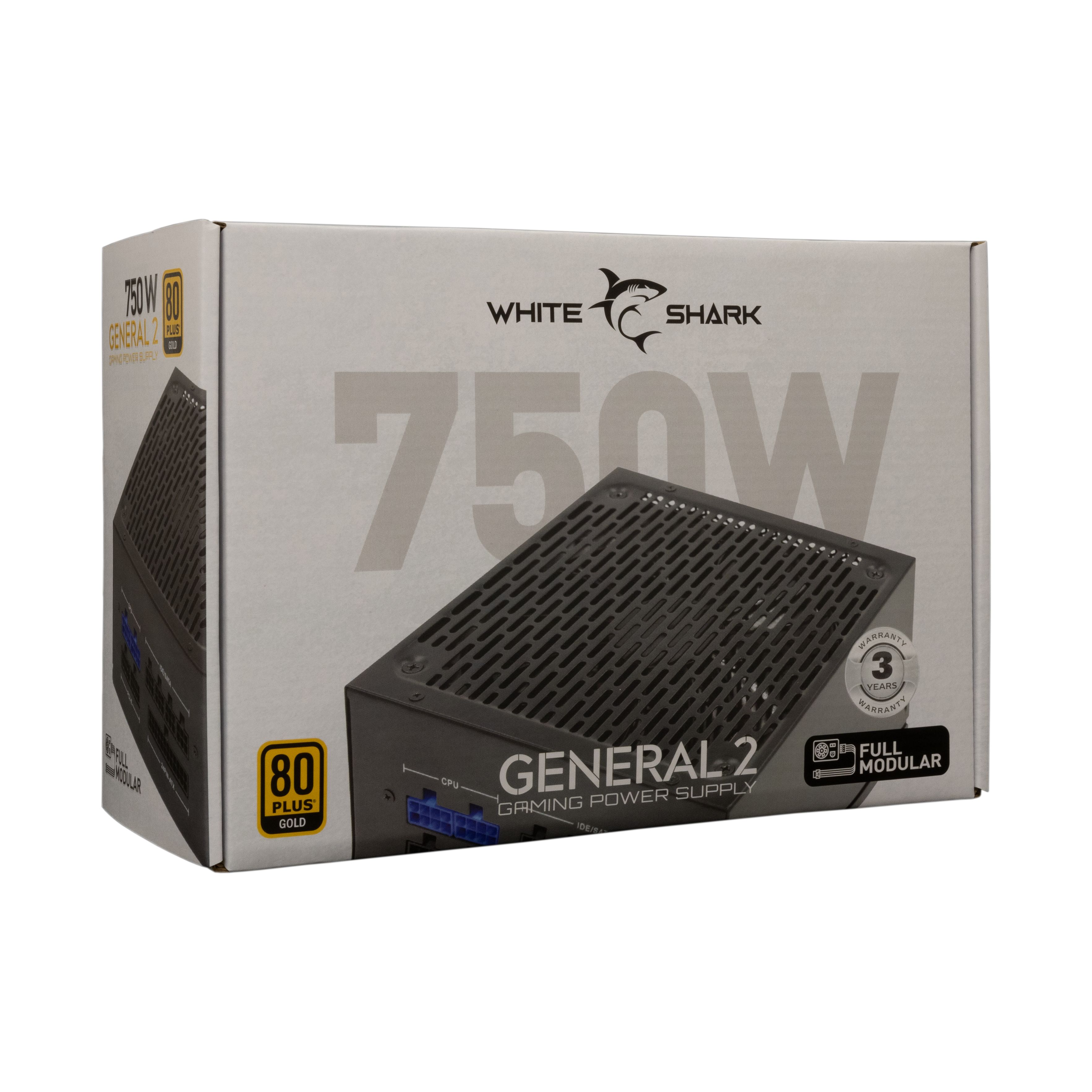 Alimentatore per PC ATX 750 Watt - White Shark ICSB-GENERAL2