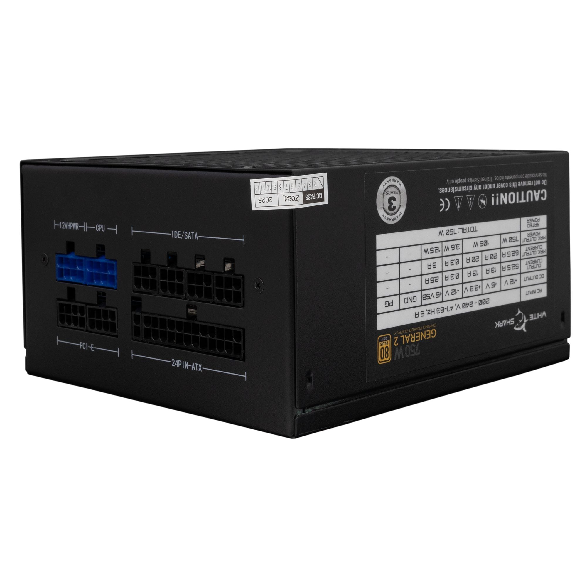 Alimentatore per PC ATX 750 Watt - White Shark ICSB-GENERAL2